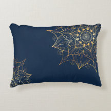 Blue & Gold Mandala | Islamische Kunst Inspiriert