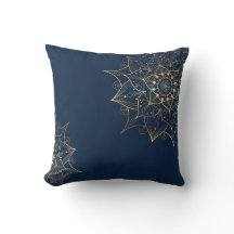 Blue & Gold Mandala | Islamische Kunst Inspiriert