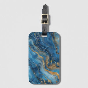 Blue Gold Marbour Gepäckmarke Gepäckanhänger