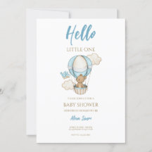 Blue Gold Niedlich Baby Boy Dusche