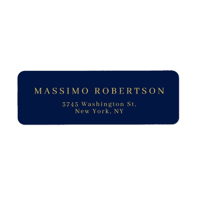 Blue Gold Professional Trendiger Eigener Name (Vorne)