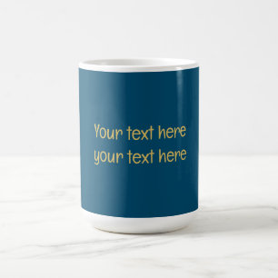 Blue Gold Professional Trendy Minimalist Eigener T Kaffeetasse
