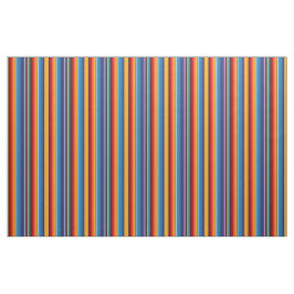 Blue Gold Red Mexican Sarape Stoff