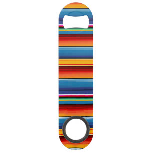 Blue Gold Red Sarape mexicaine