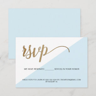 Blue Gold UAWG No mailing Reservierte Sitzplatzein Einladung