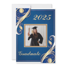Blue Gold White Abschluss 2025