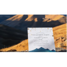 Blue Golden Mountain Engagement Party