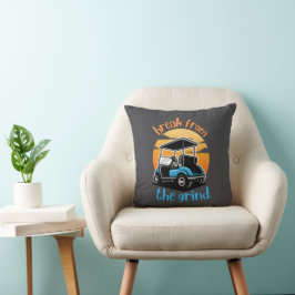 Blue Golf Cart BFTG Pillow Kissen