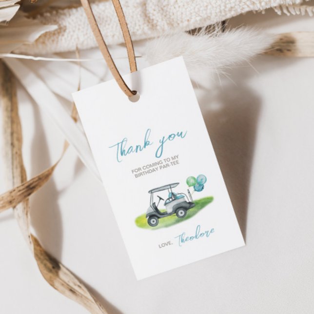 Blue Golf Putt Putt Party Geschenk-Tag Geschenkanhänger (Von Creator hochgeladen)