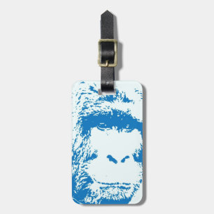 Blue Gorilla Luggage Tags Gepäckanhänger