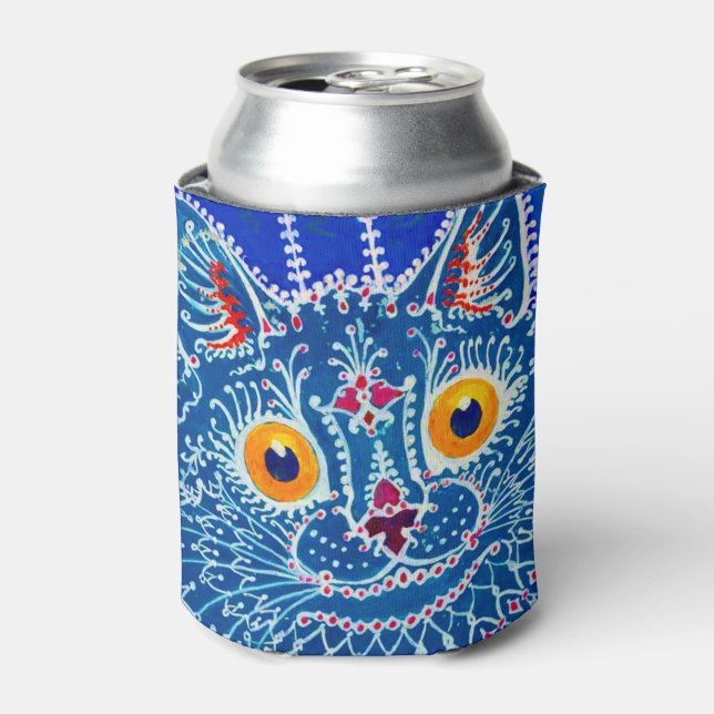 Blue Gothic Cat Dosenkühler (Kanne Vorderseite)