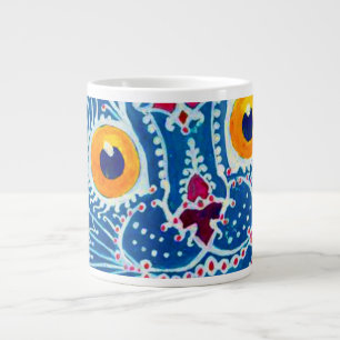 Blue Gothic Cat Jumbo-Tasse