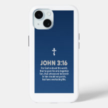 Blue Gradient Bible Verse John 3:16 Orthodoxes Kre
