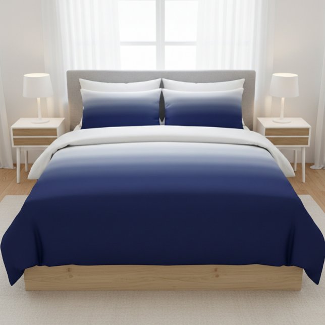 Blue Gradient Fleece Blanket - Modern Eclectic  (Von Creator hochgeladen)