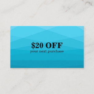 Blue Gradient Polygonal Visitenkarte