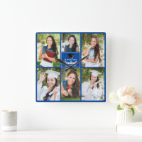 Blue Graduate Foto Collage 2025 Custom Abschluss