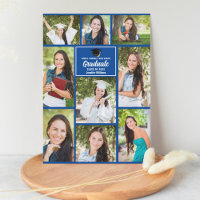 Blue Graduate Foto Collage Moderner Abschluss