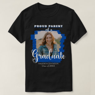 Blue Graduate Foto Proud Parud Abschluss T-Shirt