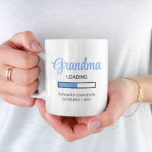 Blue Grandma Loading Pregnancy Announcement Kaffeetasse