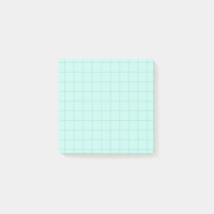 Blue Graph Paper Math Post-it Klebezettel