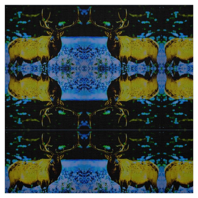 Blue Grass Elk Stoff (Muster)