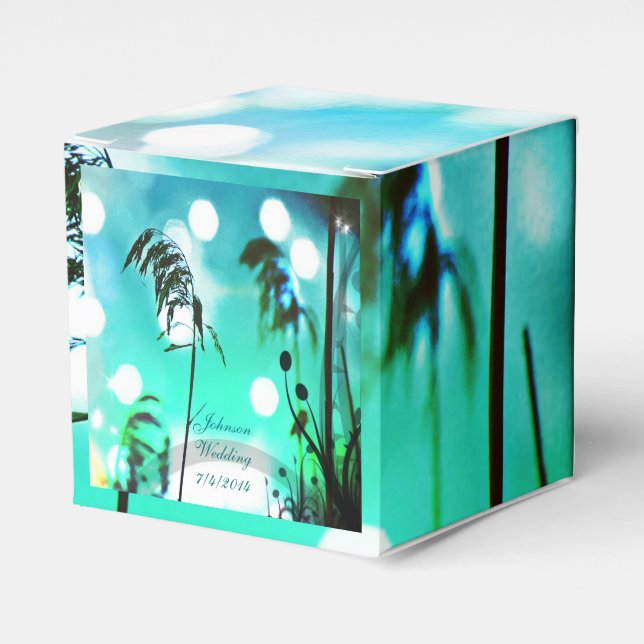 Blue Grass Sparkle Gevor Box *Personalize* Geschenkschachtel (Vorderseite)