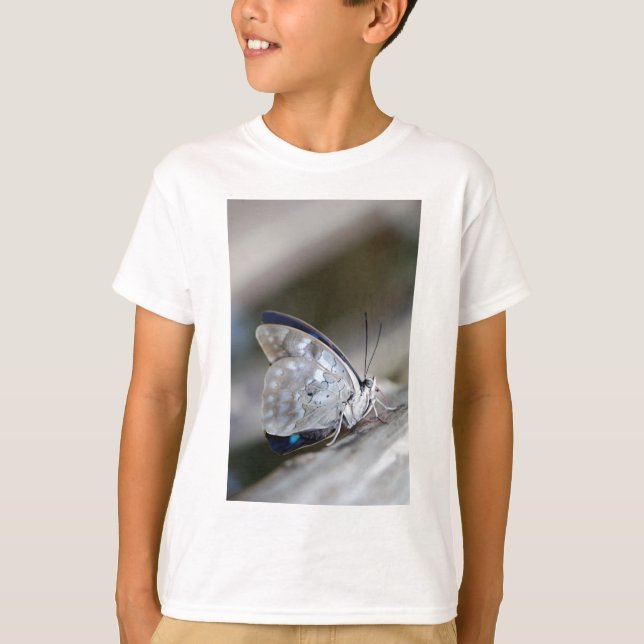 Blue Gray Butterfly T-Shirt (Vorderseite)