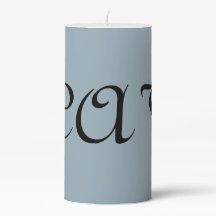 Blue Gray Candles