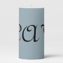 Blue Gray Candles