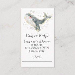 Blue Gray Gold Niedlich Whale Books for Baby Shoot Begleitkarte