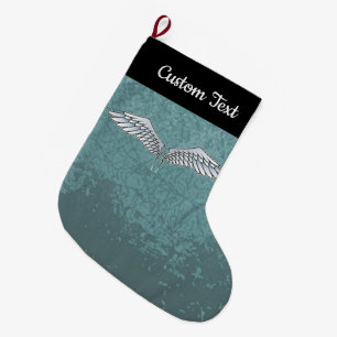Blue-Gray Wings Christmas Strumpf Großer Weihnachtsstrumpf