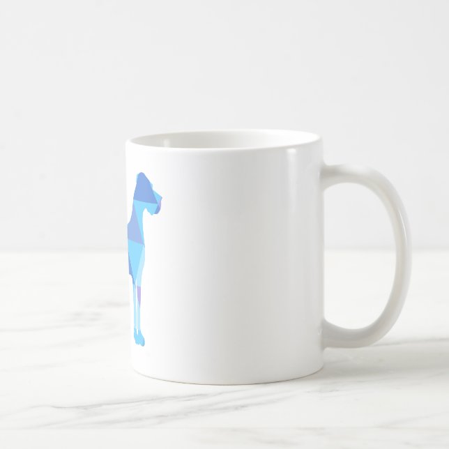 Blue Great Dane Triangulus Kaffeetasse (Rechts)
