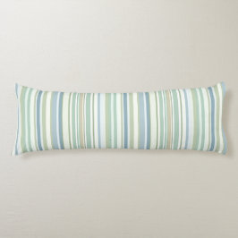 Blue Green and white stripes Seitenschläferkissen