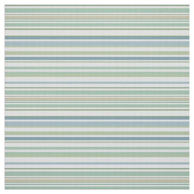 Blue Green and white stripes Stoff (Muster)