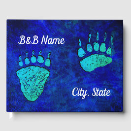 Blue Green Bear Paws - Gästebuch