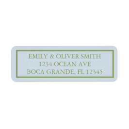 Blue Green Floral Watercolor Wedding