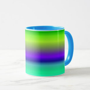 Blue Green Gradient Tasse