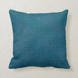 Blue Green marokkanischen Ton Ton Tone Moderne Mus Kissen