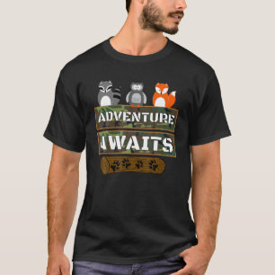 Blue Green Native American Orcas Island T-Shirt
