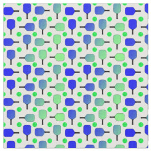 Blue & Green Pickleball Paddle Green Pickleballs Stoff