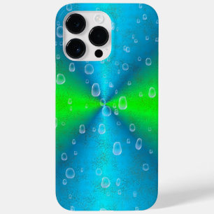 Blue Green Rainbow in Elephant Skin Leather Optik Case-Mate iPhone Hülle
