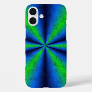 Blue Green Rainbow in Elephant Skin Leather Optik title_seo2