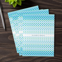 Blue Green Trendy Diamond Pattern Pocket Falten
