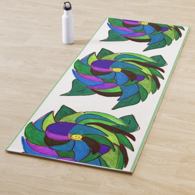 Blue & Green Yoga Mat Yogamatte (Beispiel)