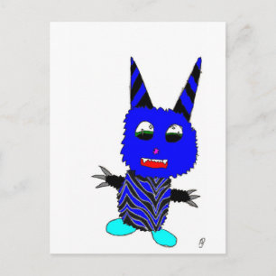 Blue Gremlin Postkarte