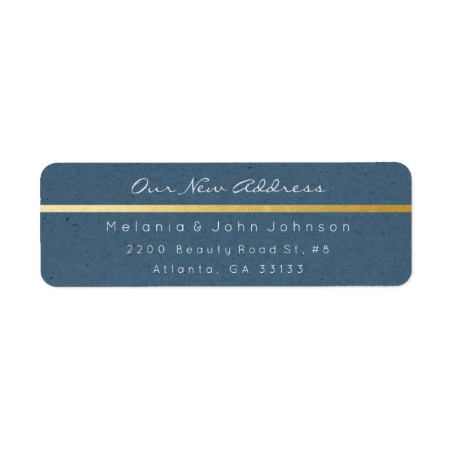 Blue Grey Paper Kraft White New Adress UAWG (Vorne)