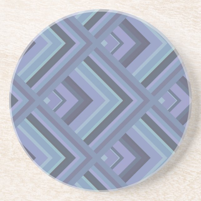 Blue-grey stripes scale pattern untersetzer (Vorne)