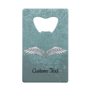 Blue Grey Wings Carte de crédit Ouverture de boute