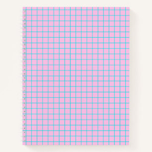 Blue Grid-Uni für Notebook Notizbuch