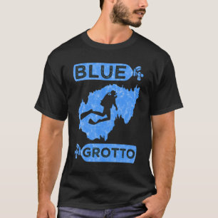 Blue Grotto TShirt Höhle Tauchen Shirt Höhle Scu